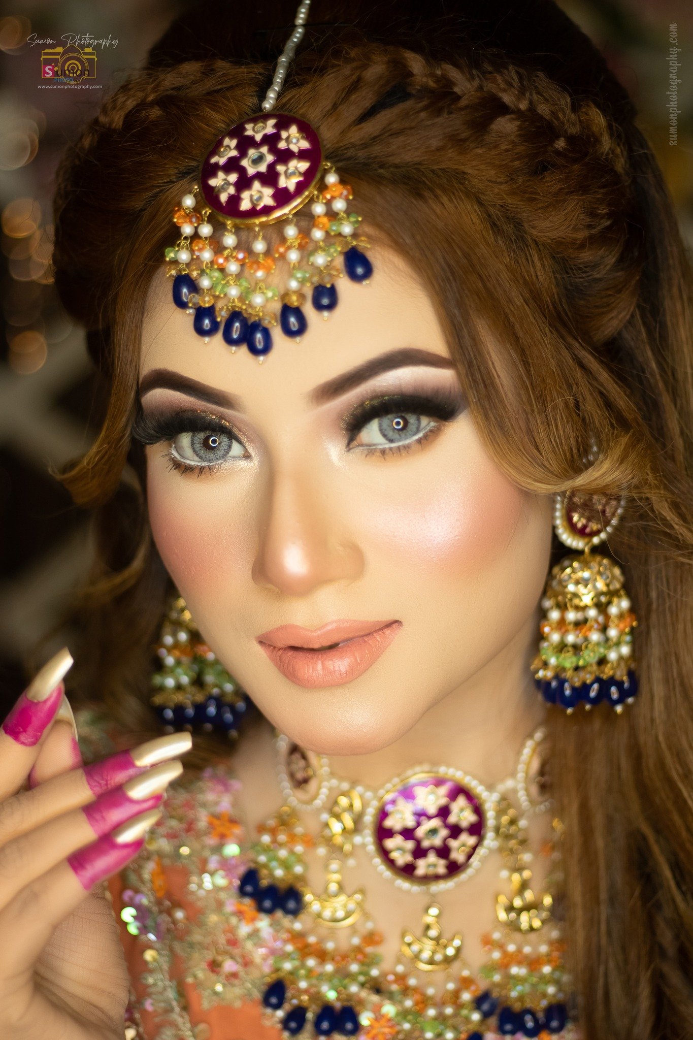 Nishi's Bridal Makeover Bridal Photoshoot Dola Alsha (1)