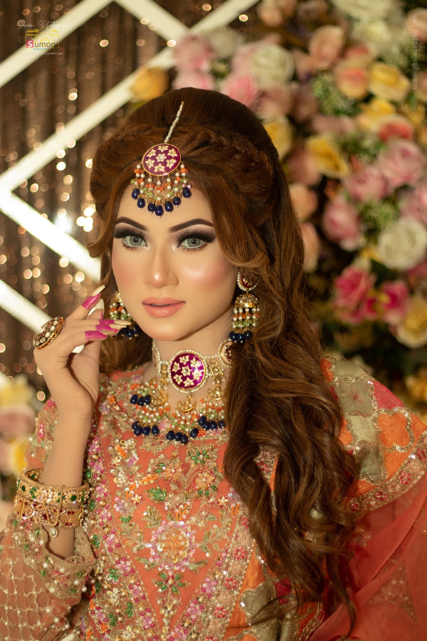 Nishi's Bridal Makeover Bridal Photoshoot Dola Alsha (19)