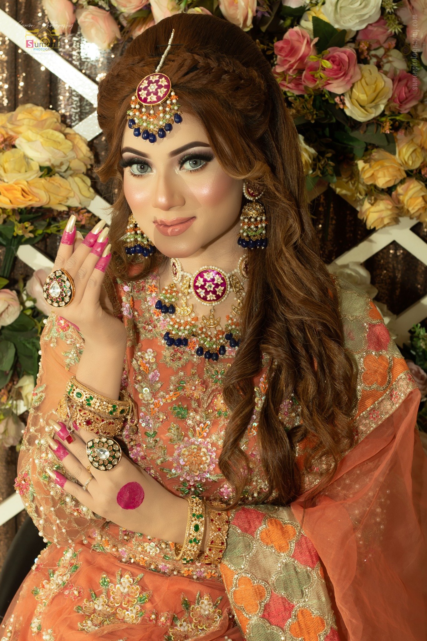 Nishi's Bridal Makeover Bridal Photoshoot Dola Alsha (34)