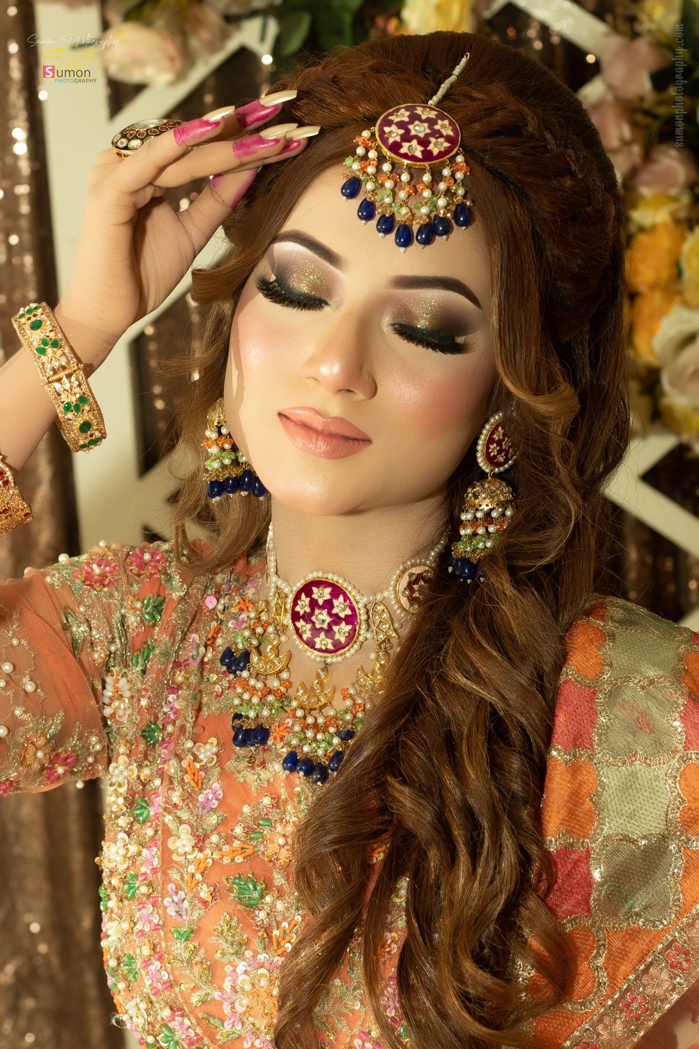 Nishi's Bridal Makeover Bridal Photoshoot Dola Alsha (36)