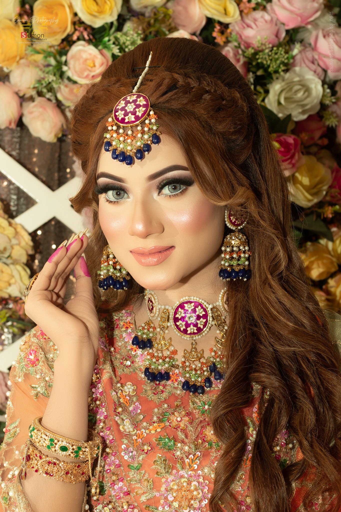 Nishi's Bridal Makeover Bridal Photoshoot Dola Alsha (4)
