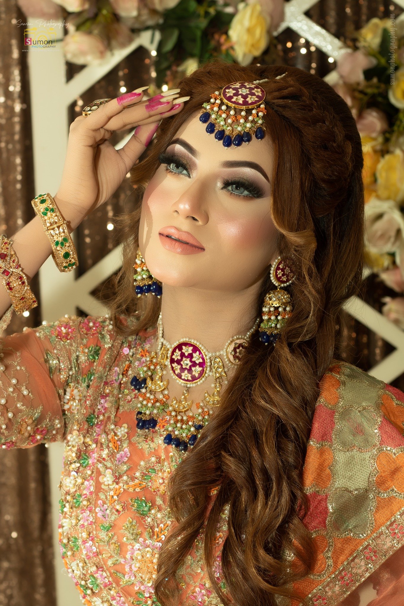Nishi's Bridal Makeover Bridal Photoshoot Dola Alsha (7)