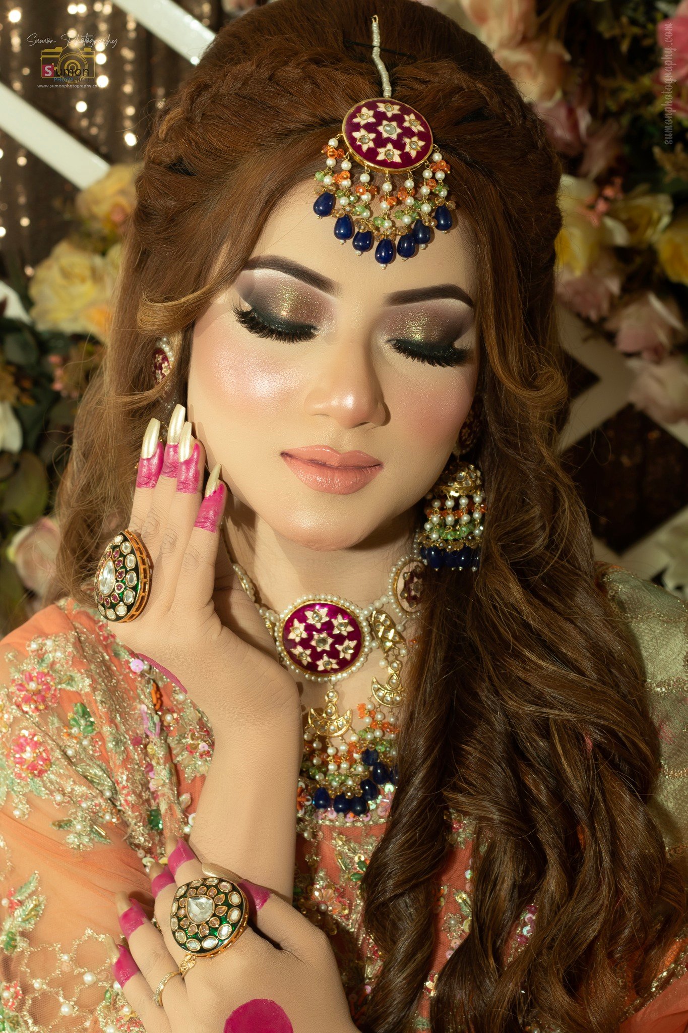Nishi's Bridal Makeover Bridal Photoshoot Dola Alsha (8)